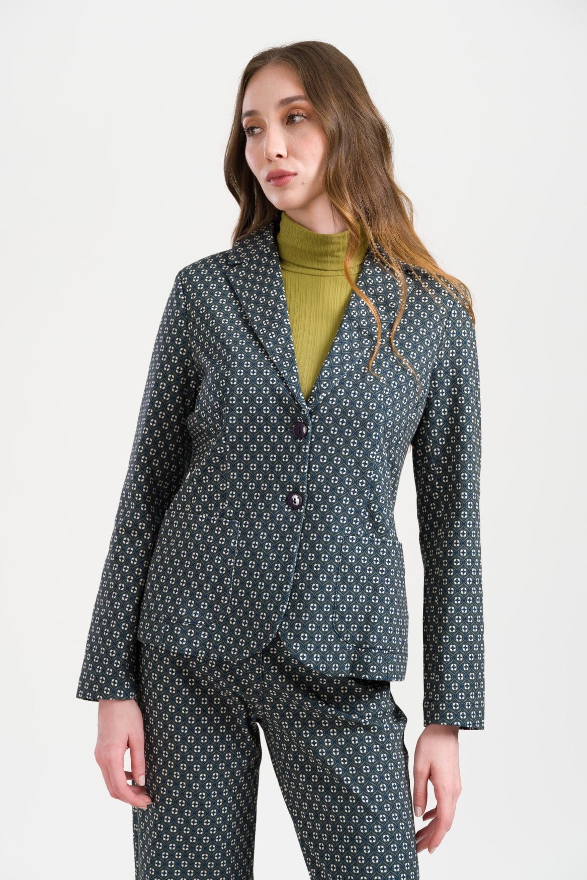 Nelly Blazer Arden | Navy Peony