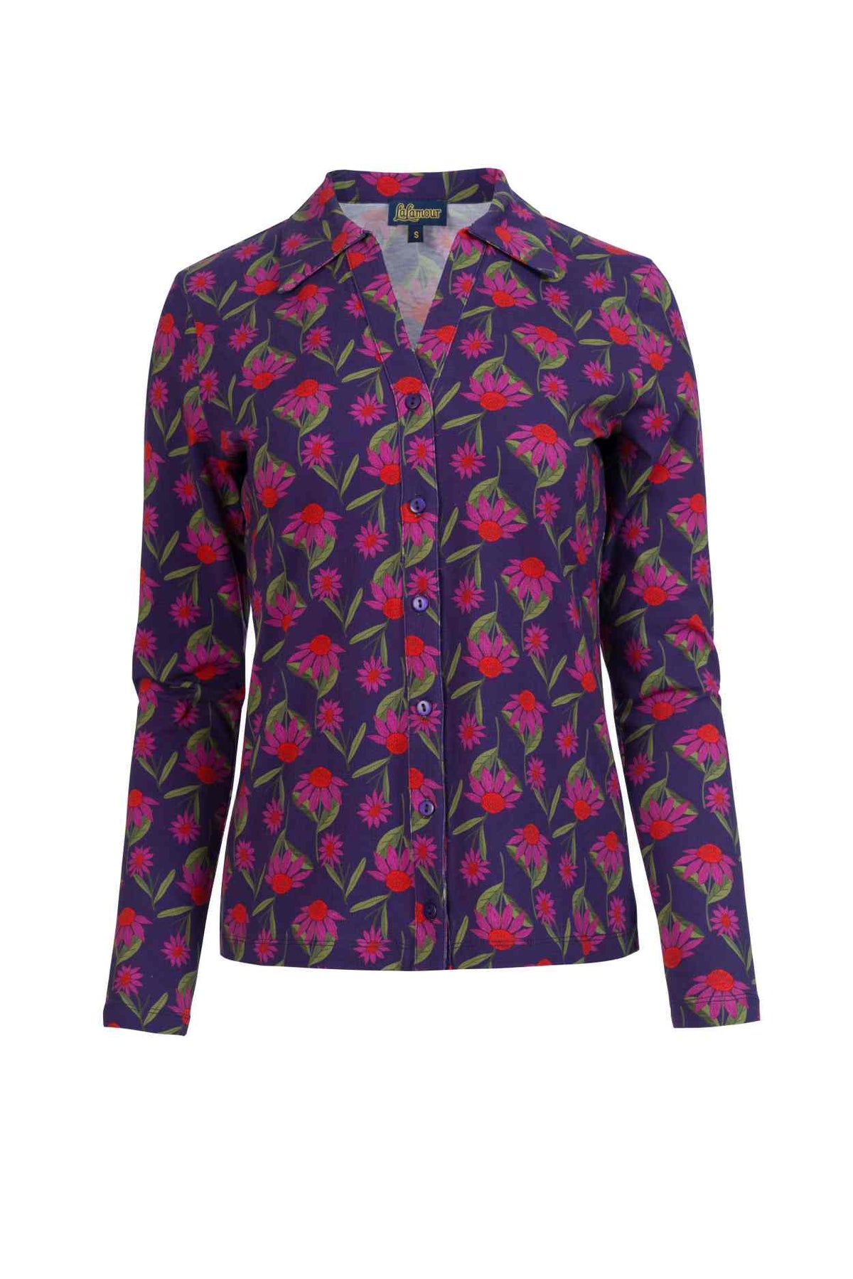 Lena Blouse LS Aurelia | Parachute Purple