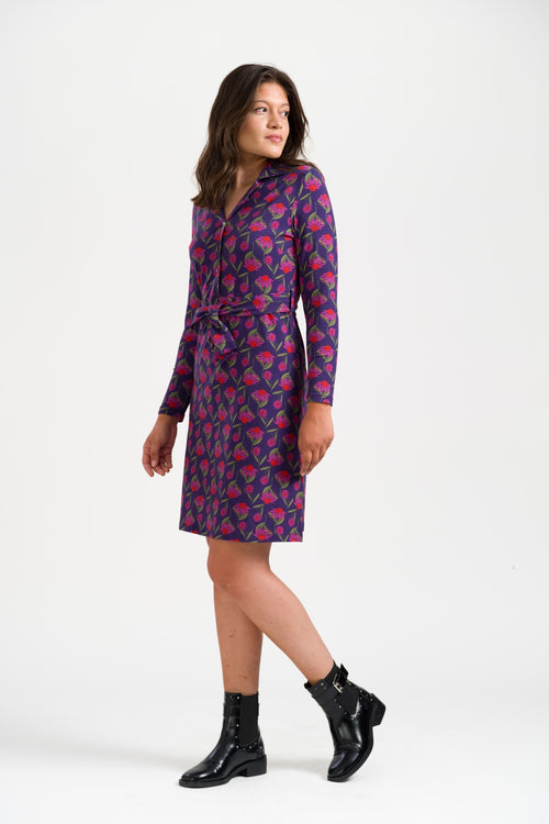 Monique Dress LS Aurelia | Parachute Purple