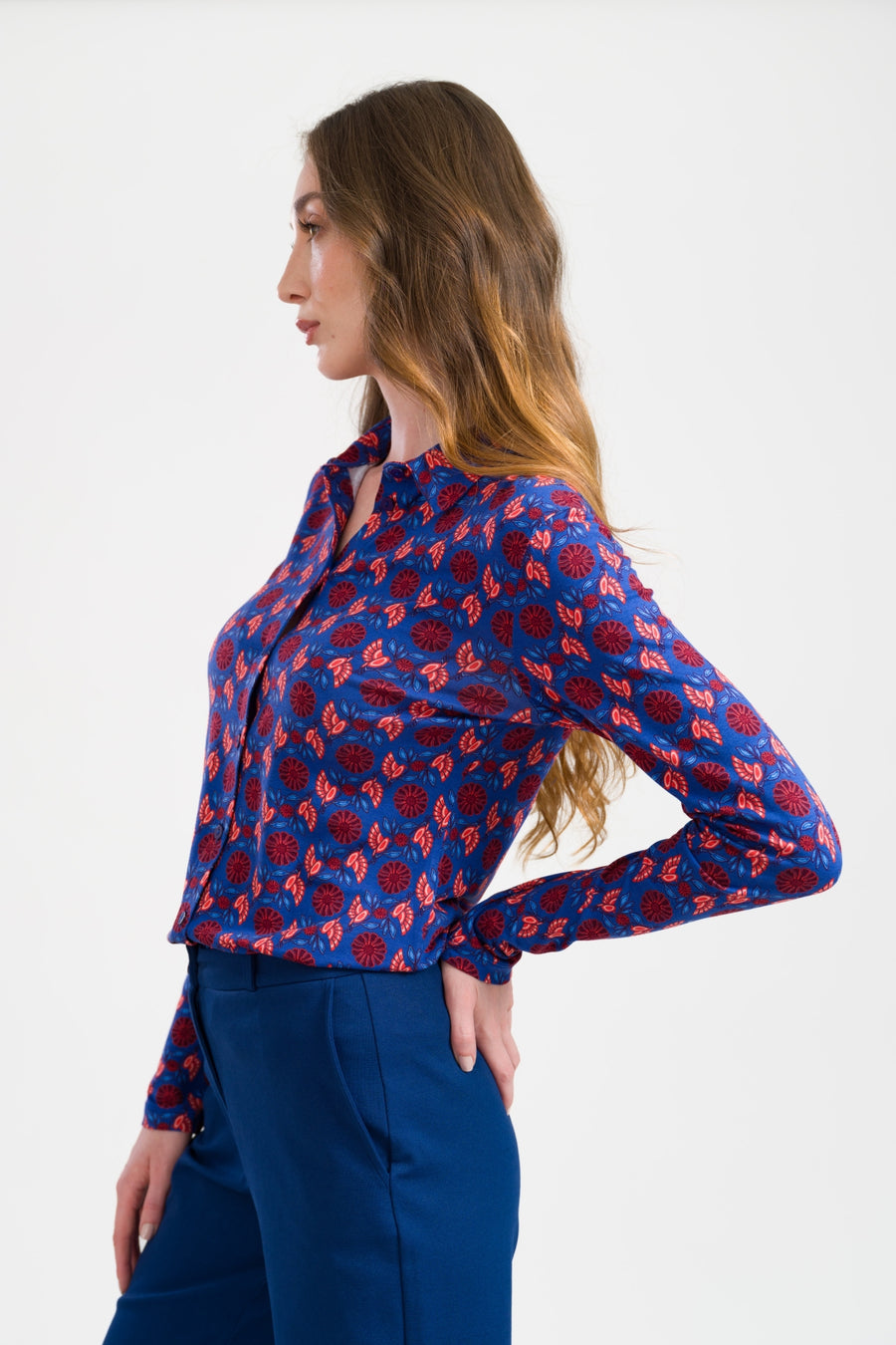 Sill Blouse Birdy The Purdy | True Blue