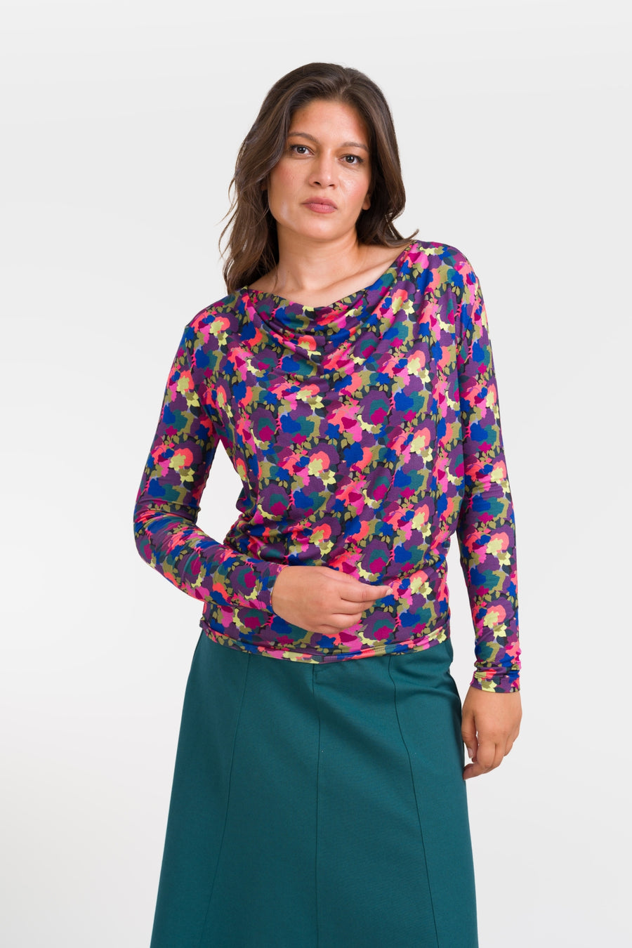 Ava Top Bloom Boom | Moonless Night