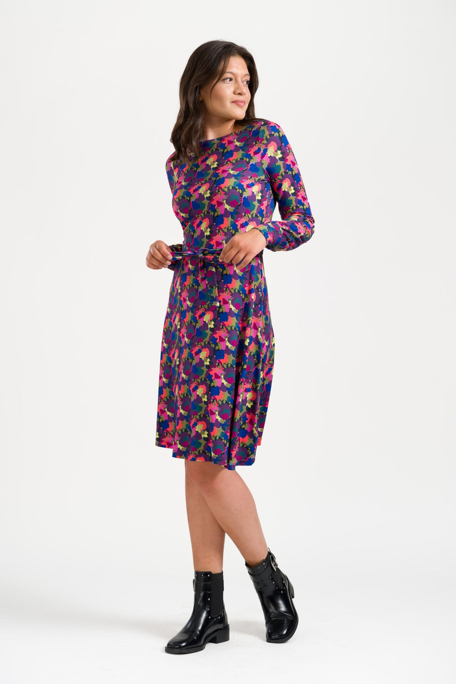 Tiny Dress LS Bloom Boom | Moonless Night