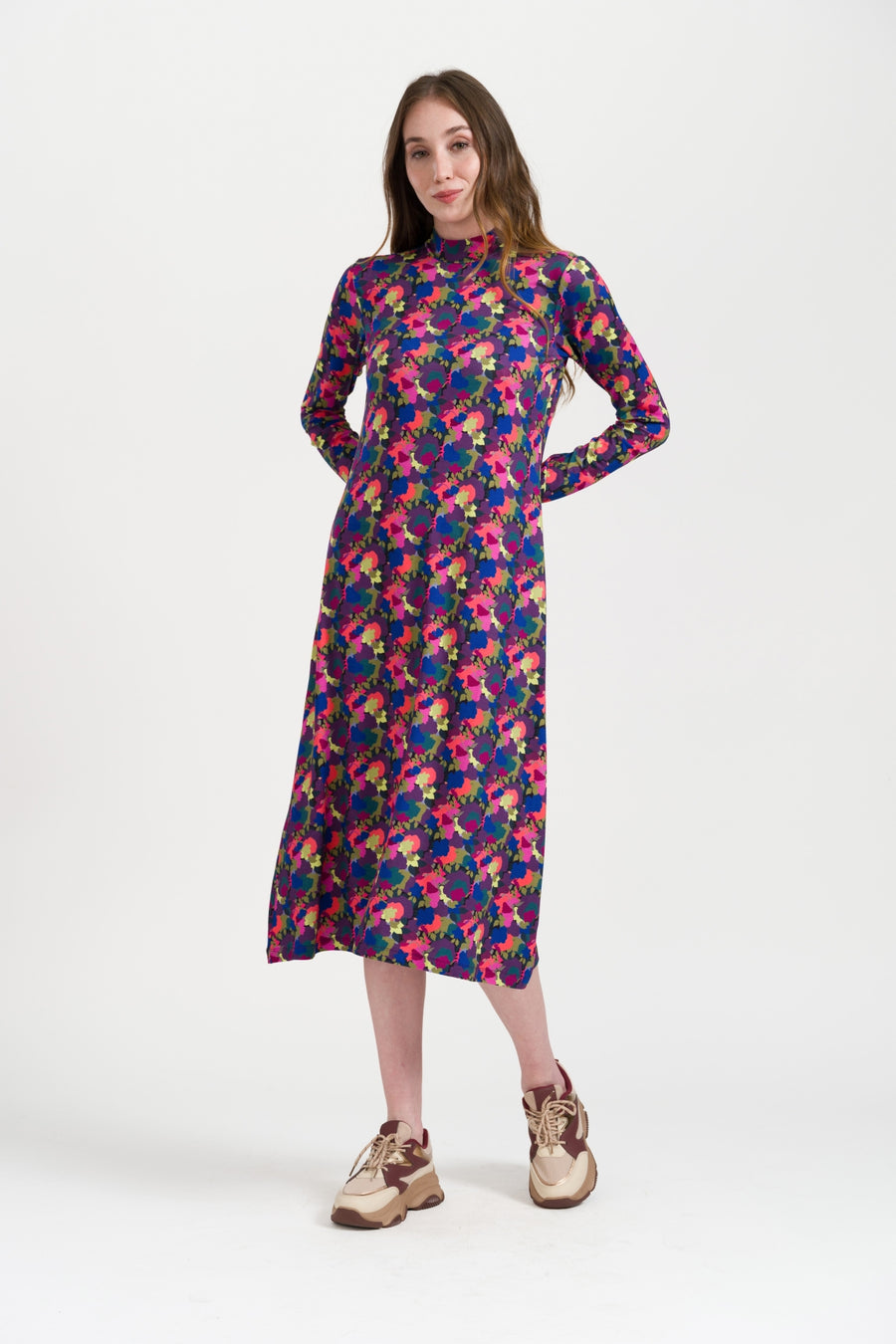 Willow Dress LS Bloom Boom | Moonless Night