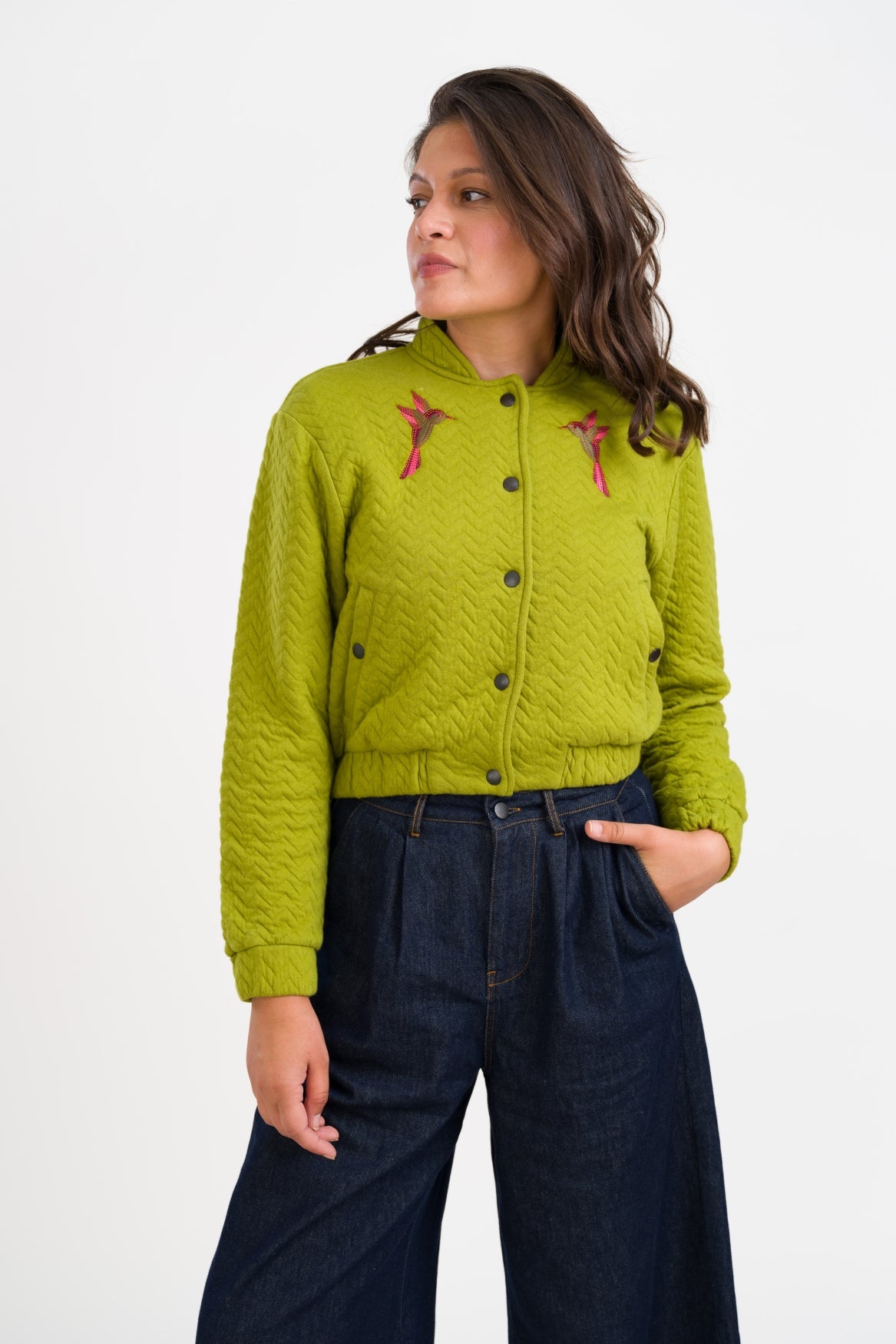 Billie Jacket Capitone | Golden Cypress