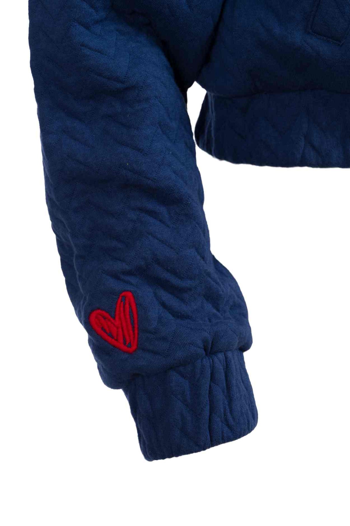 Billie Jacket Capitone | Navy Peony