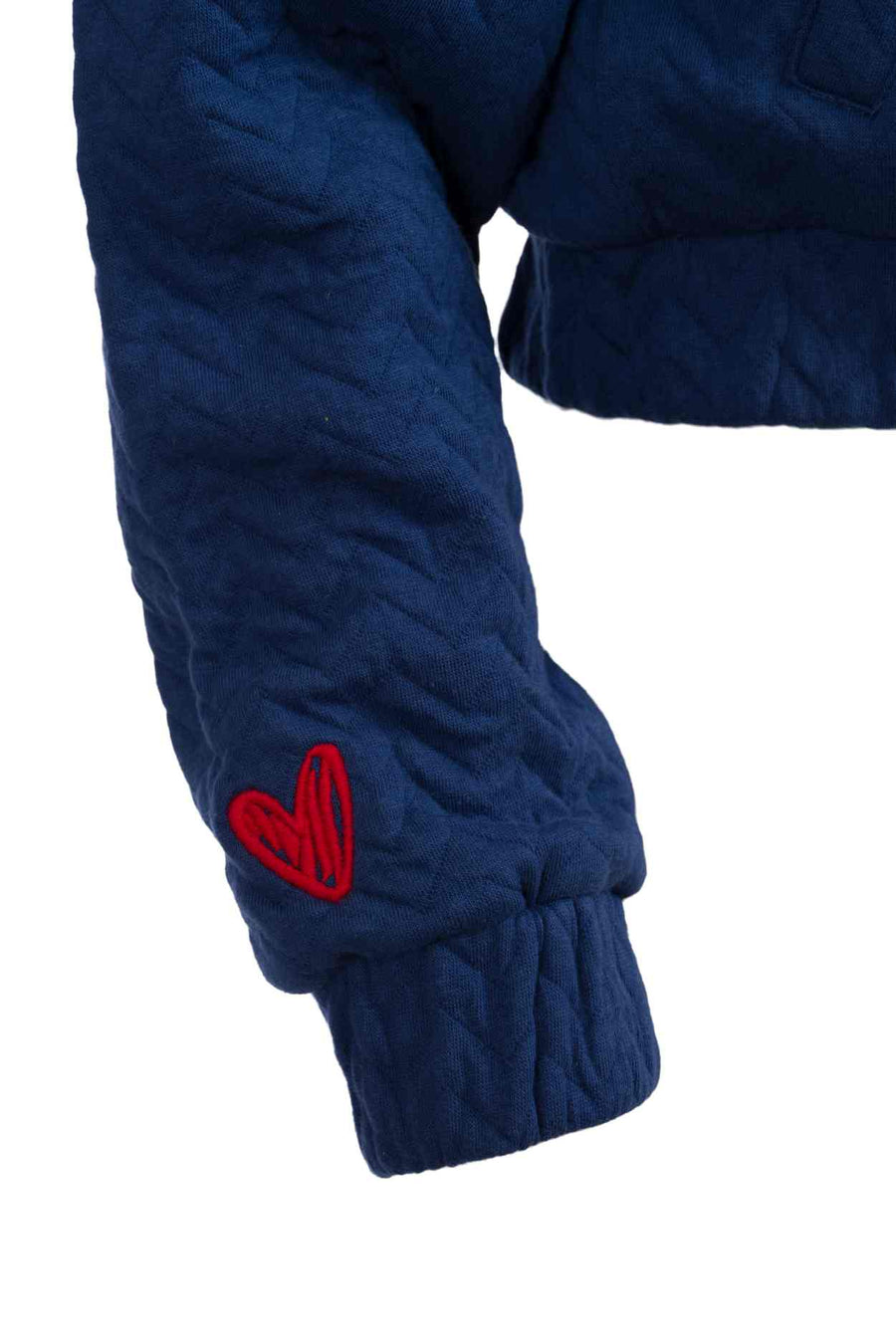 Billie Jacket Capitone | Navy Peony