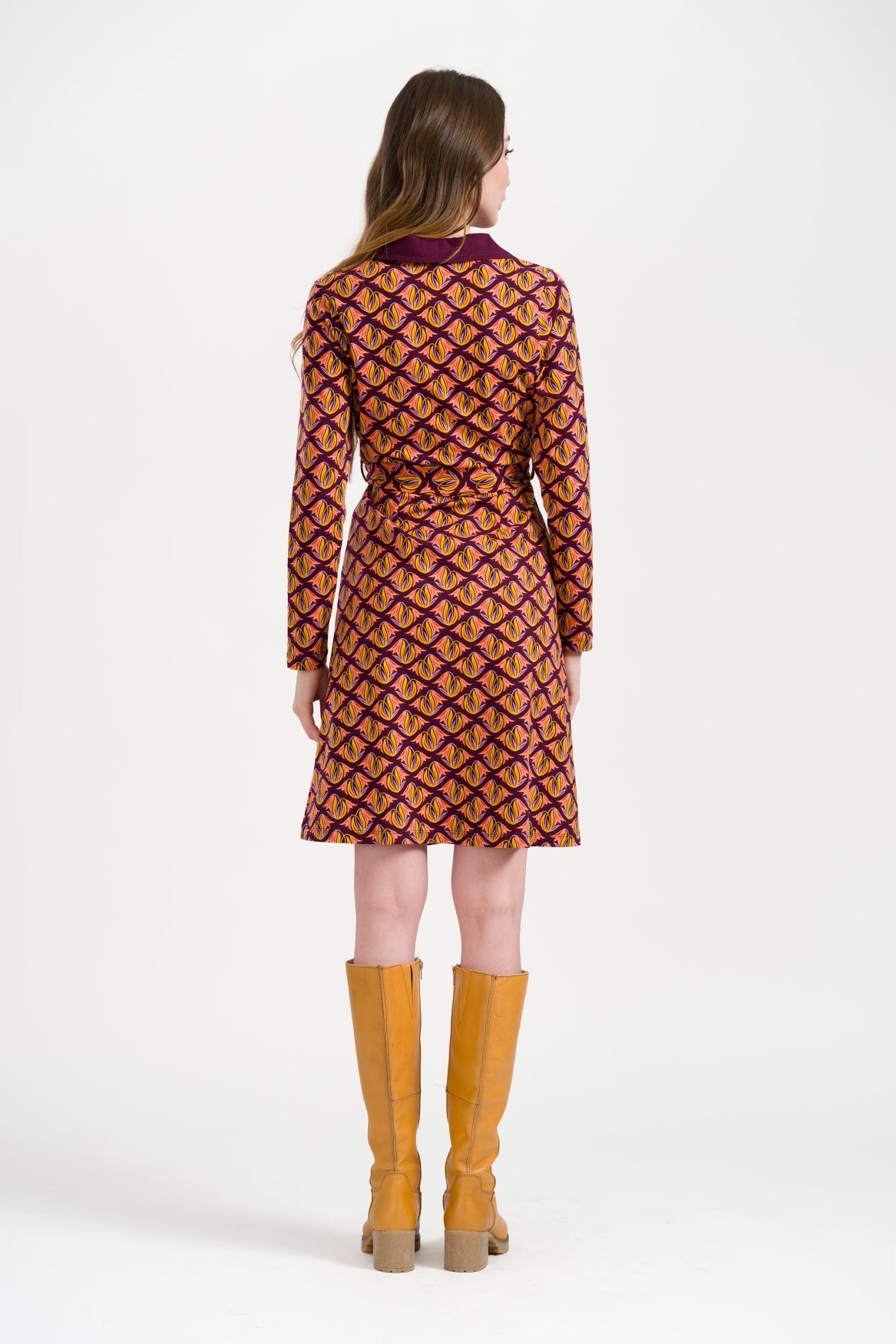 Monique Dress LS Cappuccino | Fig