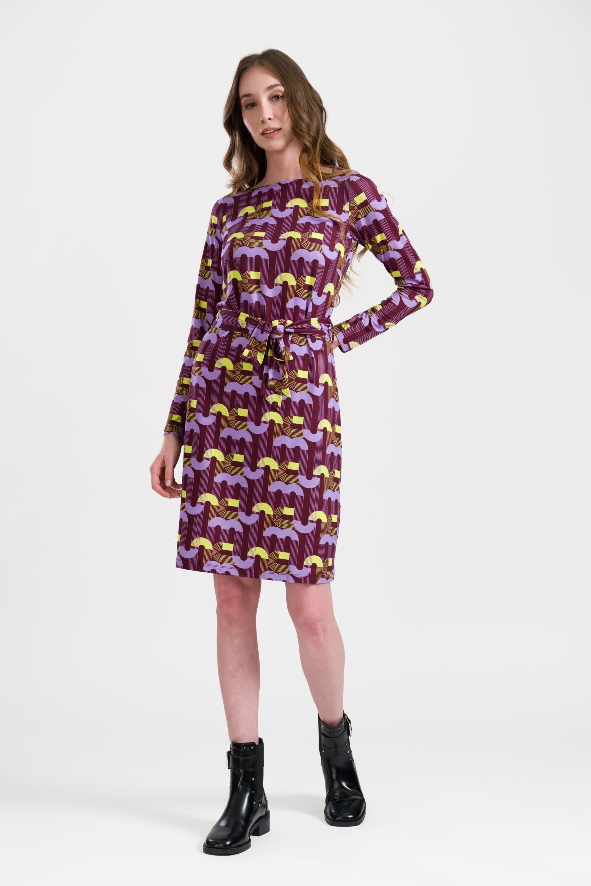 Marlies Dress LS Cosmic Loop | Fig