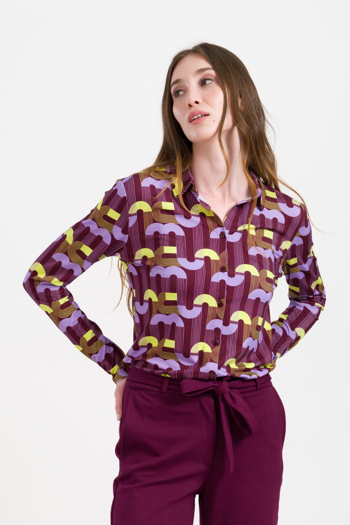 Sill Blouse Cosmic Loop | Fig