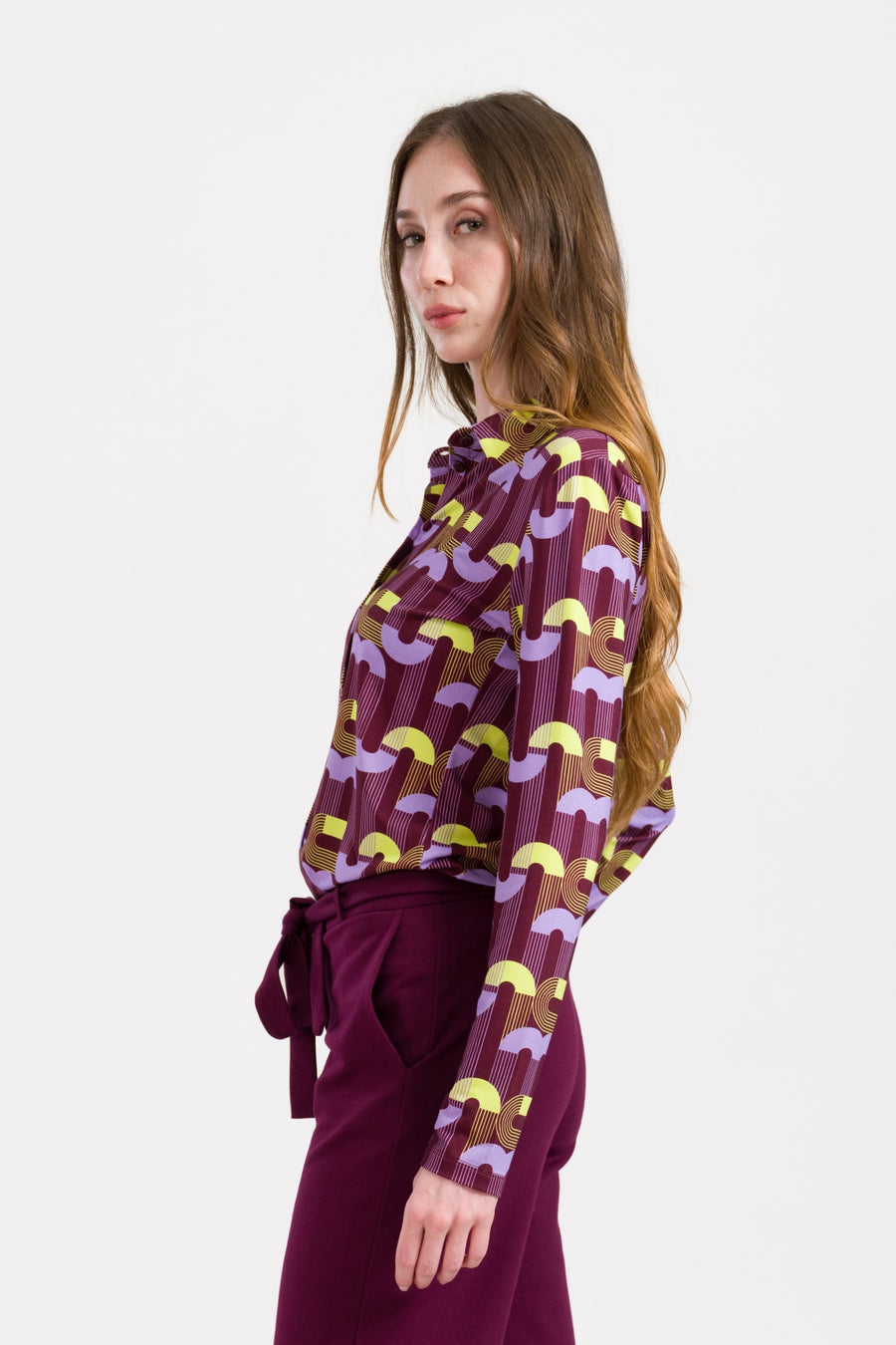 Sill Blouse Cosmic Loop | Fig
