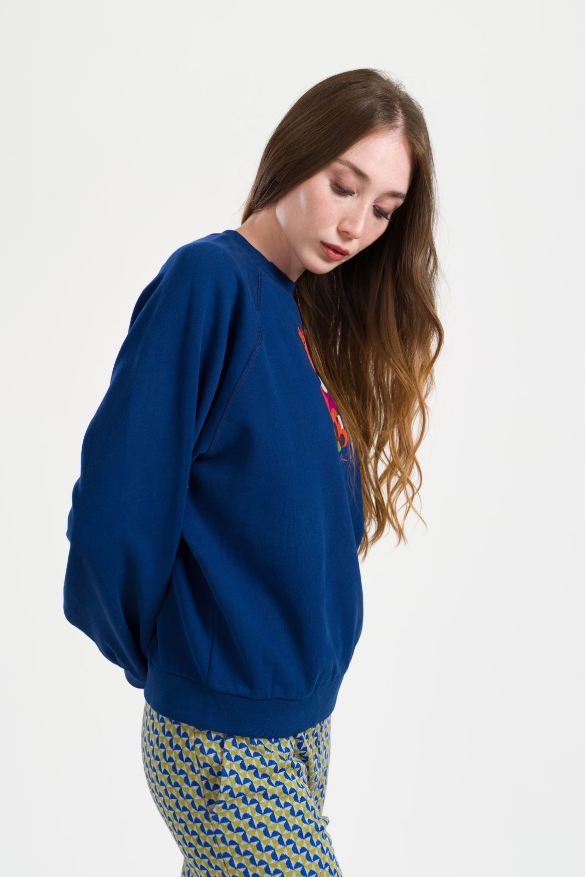 Grace Sweater Cosy | Navy Peony