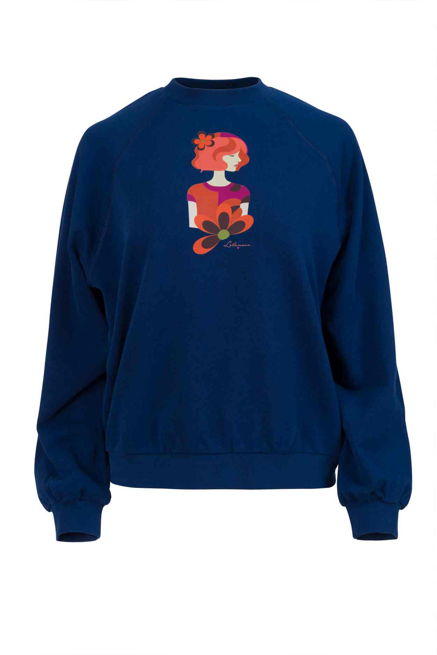 Grace Sweater Cosy | Navy Peony