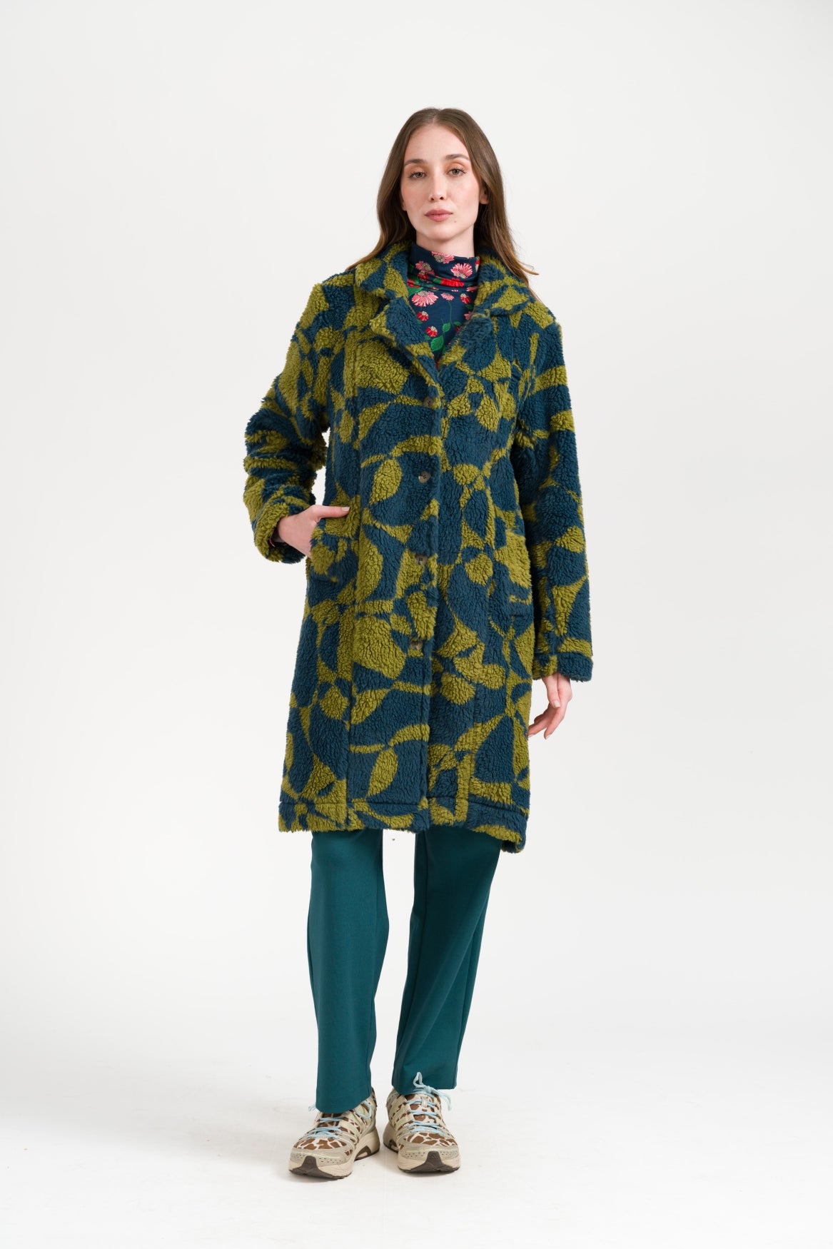 Moss Coat Cosy Chaos | Mediterranea