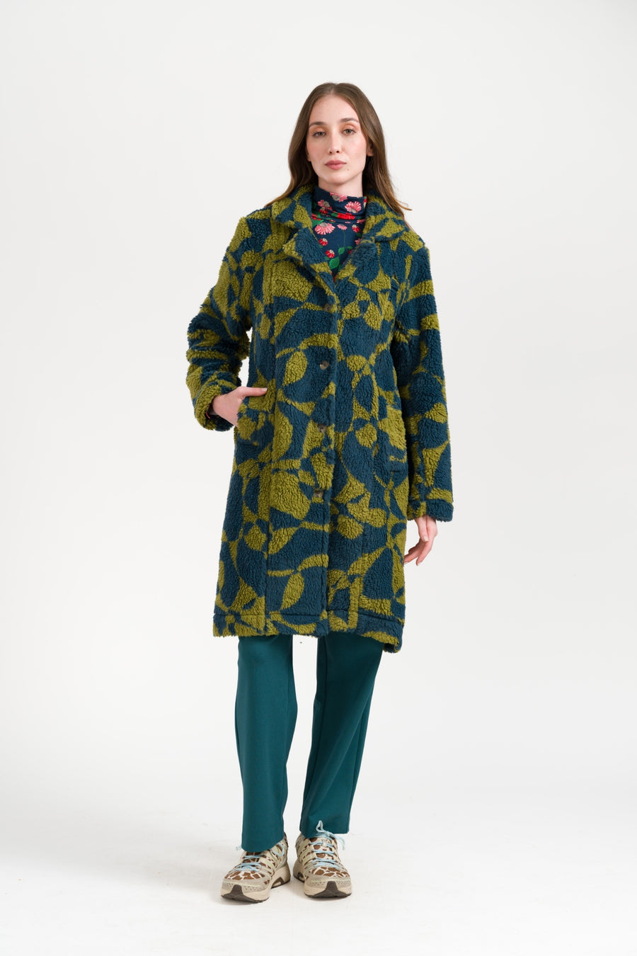 Moss Coat Cosy Chaos | Mediterranea