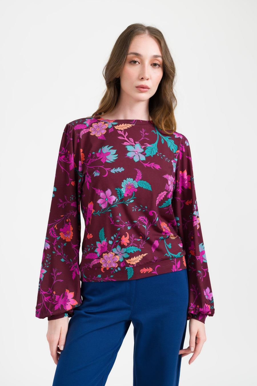 Cathy Top Dark Ivy | Fig