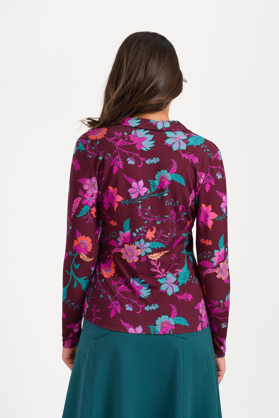 Lena Blouse LS Dark Ivy | Fig