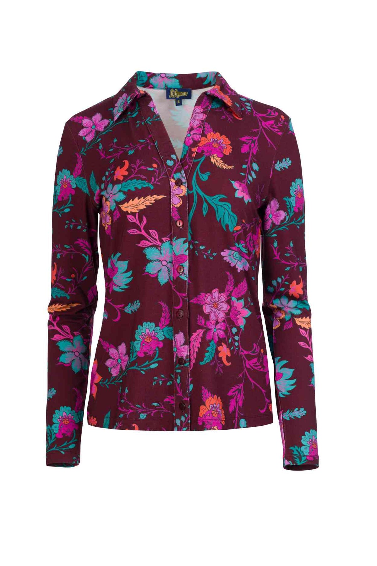Lena Blouse LS Dark Ivy | Fig
