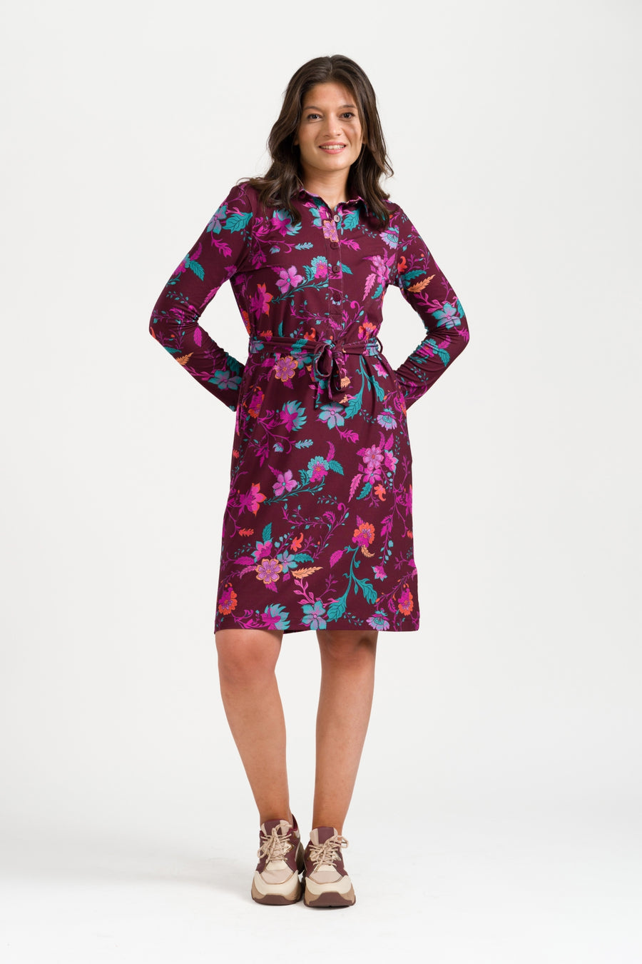 Pearl Dress Dark Ivy | Fig