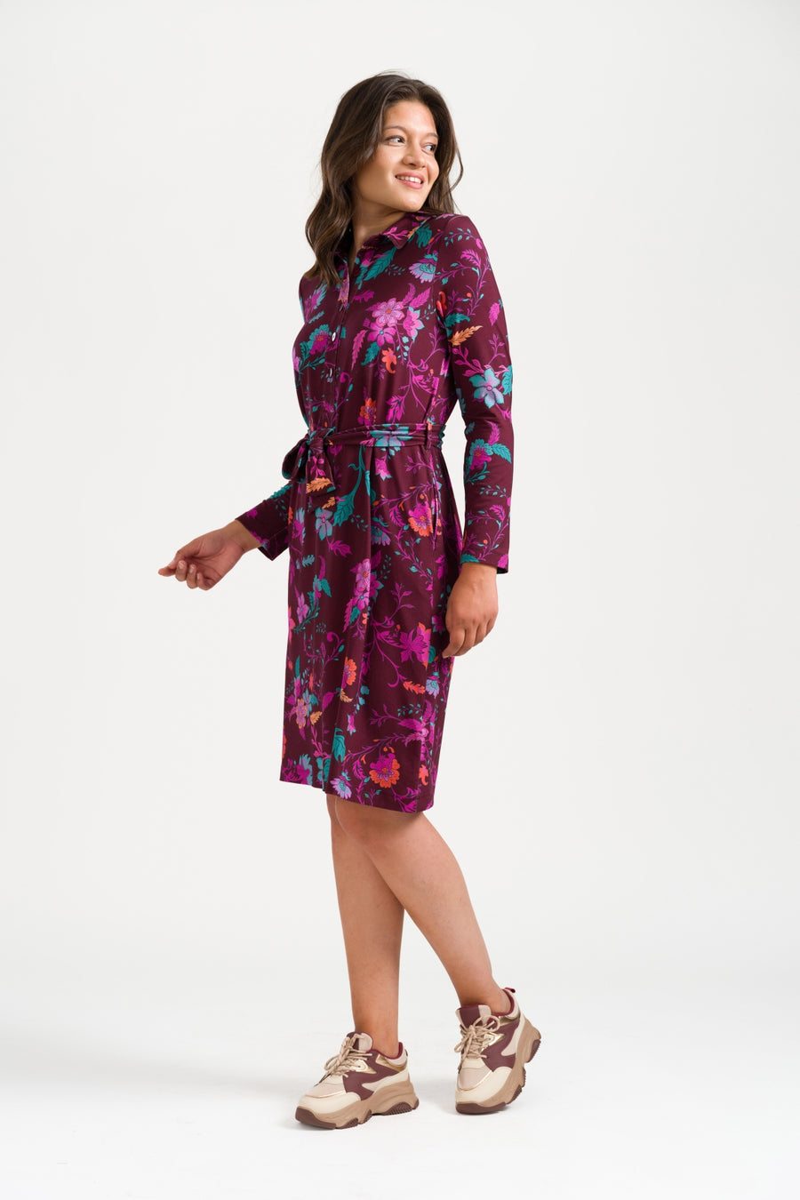 Pearl Dress Dark Ivy | Fig