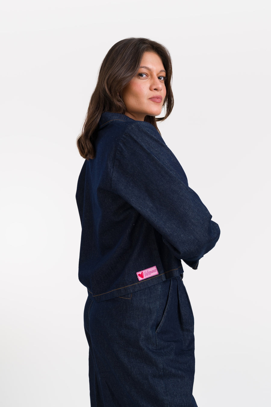 Abby Overshirt Denim | Dark Blue