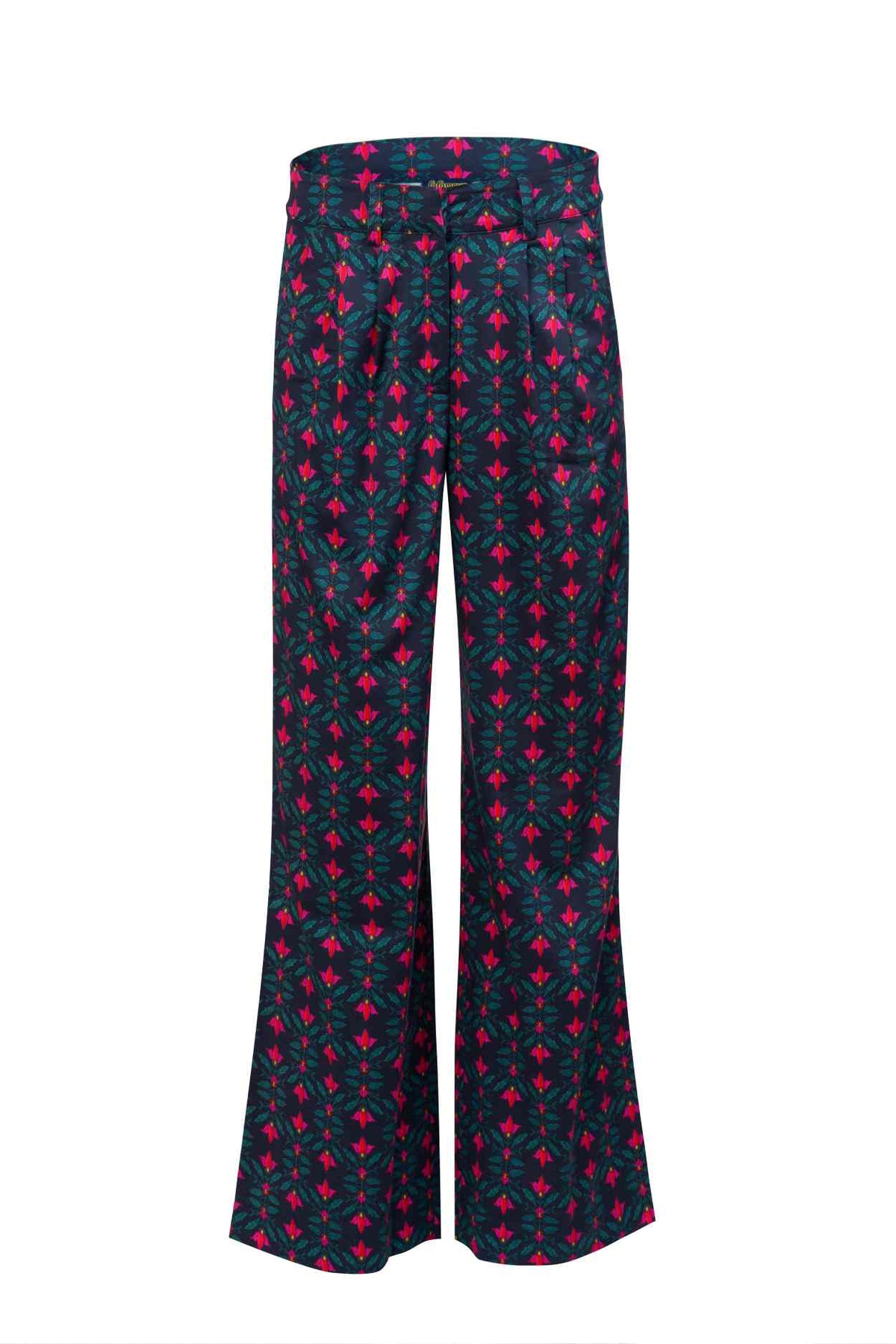 Galaxy Trousers Eclipse | Navy Peony