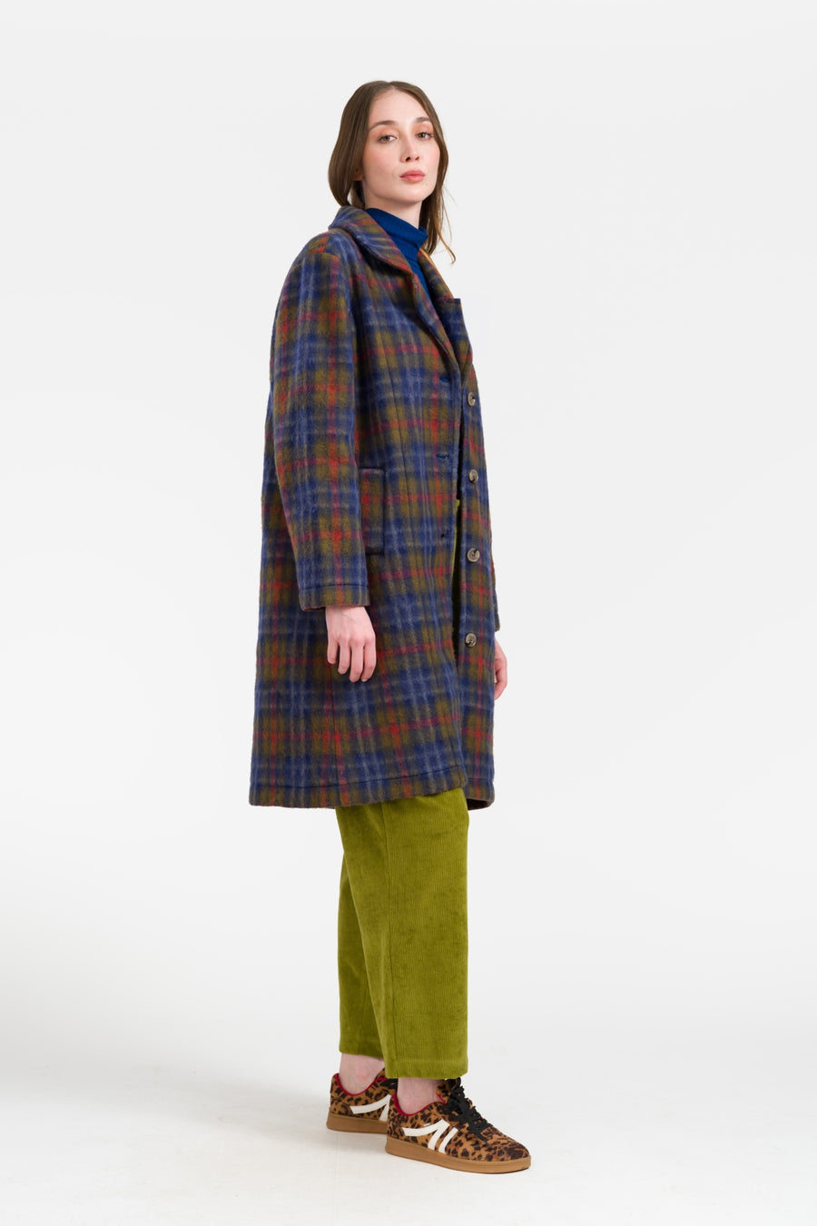 Moss Coat Felt Tartan | Sphagnum