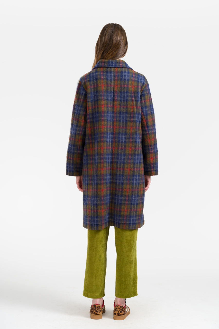 Moss Coat Felt Tartan | Sphagnum