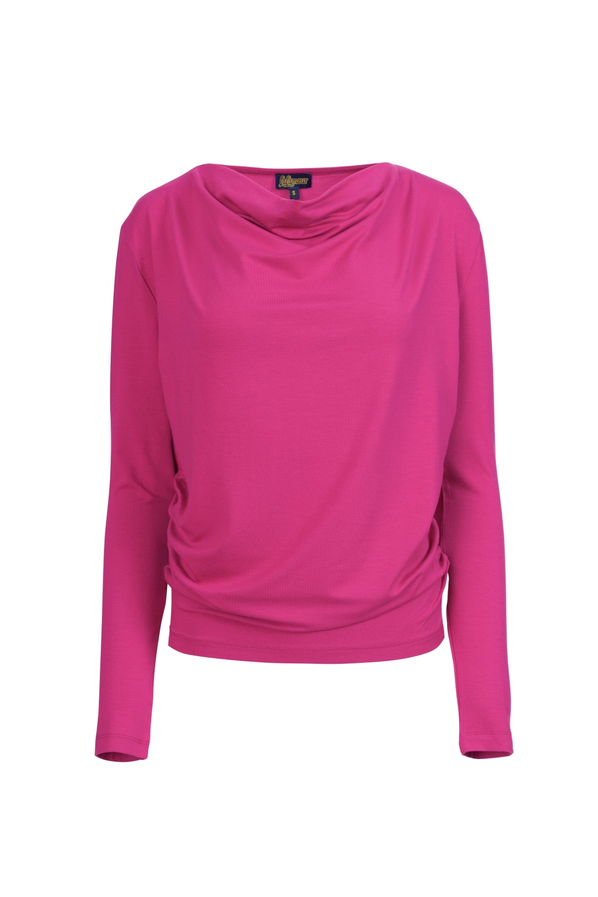 Ava Top Jersey Plain | Fuchsia Red