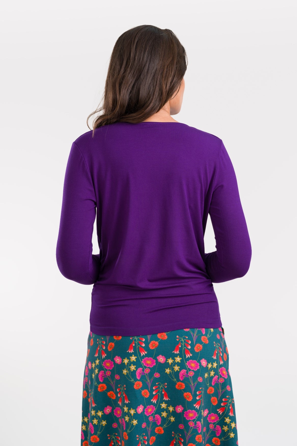 Ava Top Jersey Plain | Parachute Purple