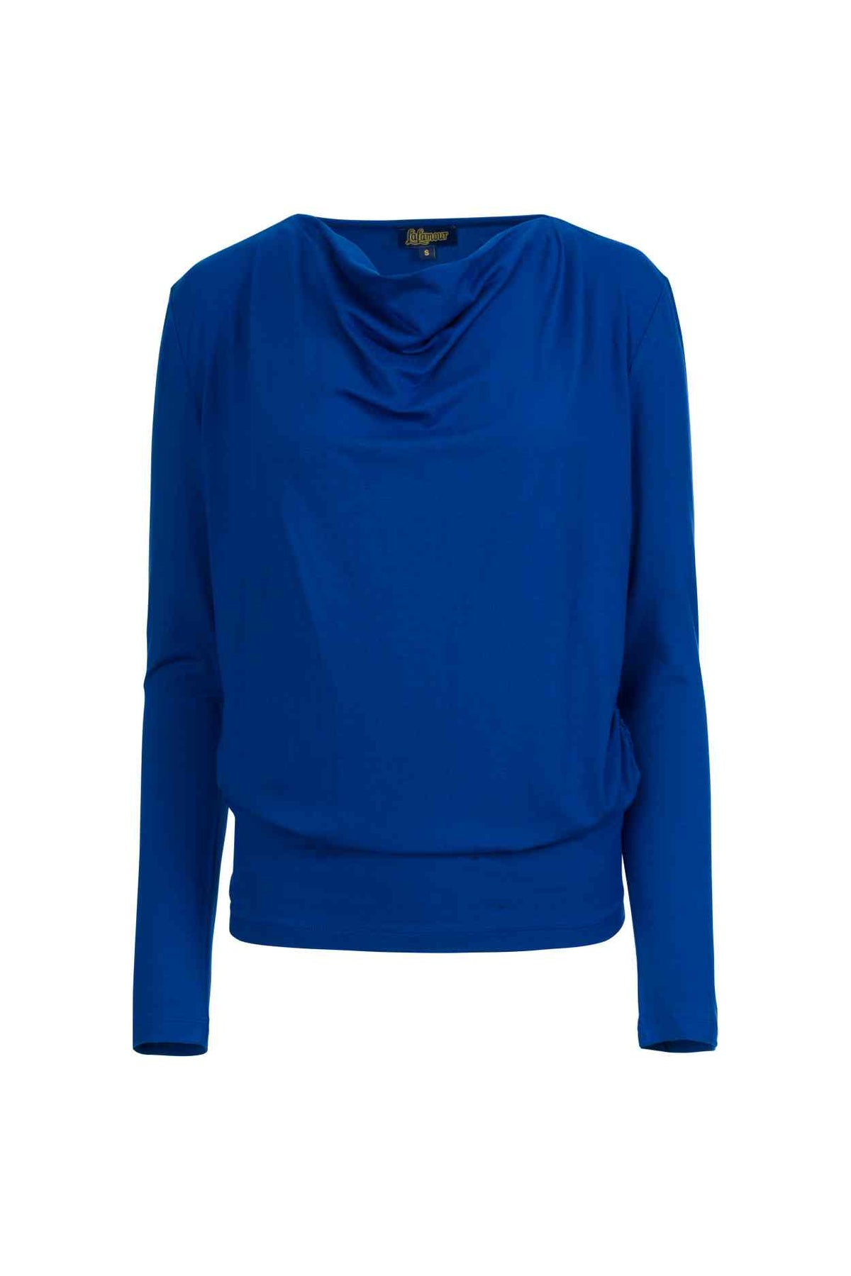 Ava Top Jersey Plain | True Blue