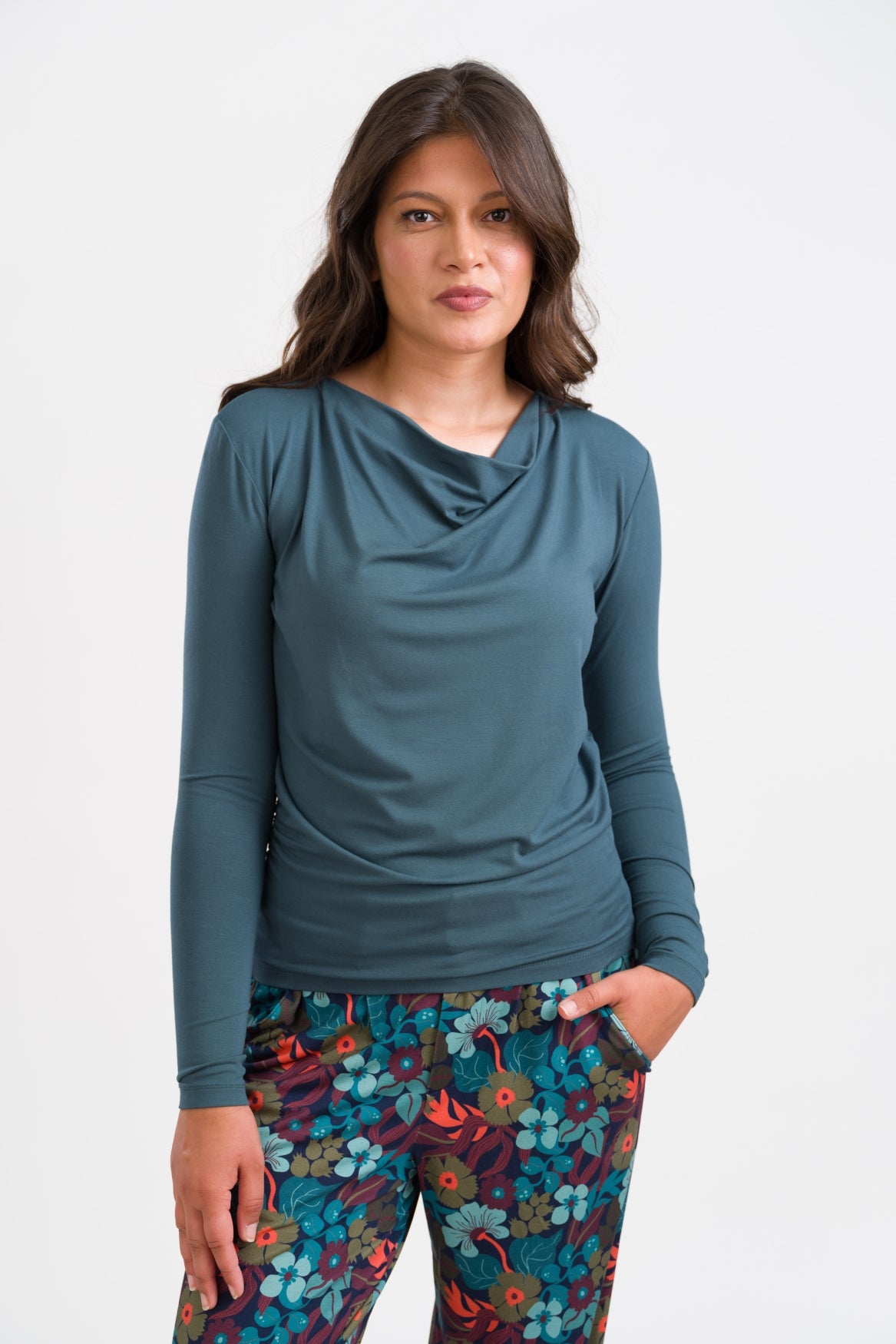 Ava Top Jersey Plain | Mediterranea