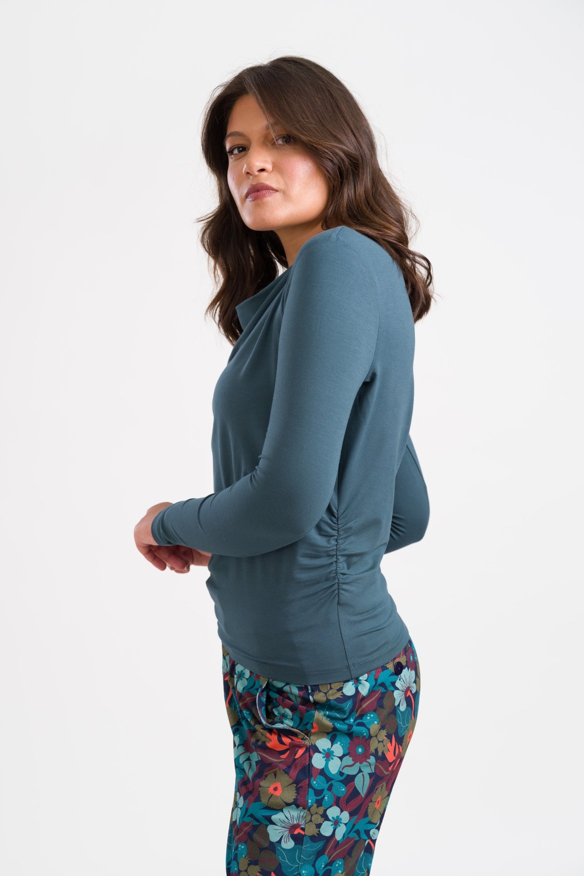 Ava Top Jersey Plain | Mediterranea