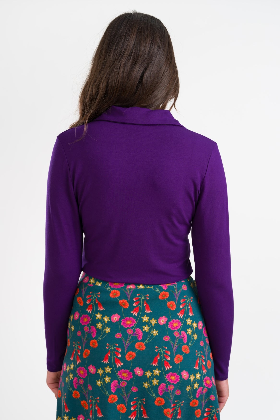 Suzy Top LS Jersey Plain | Parachute Purple