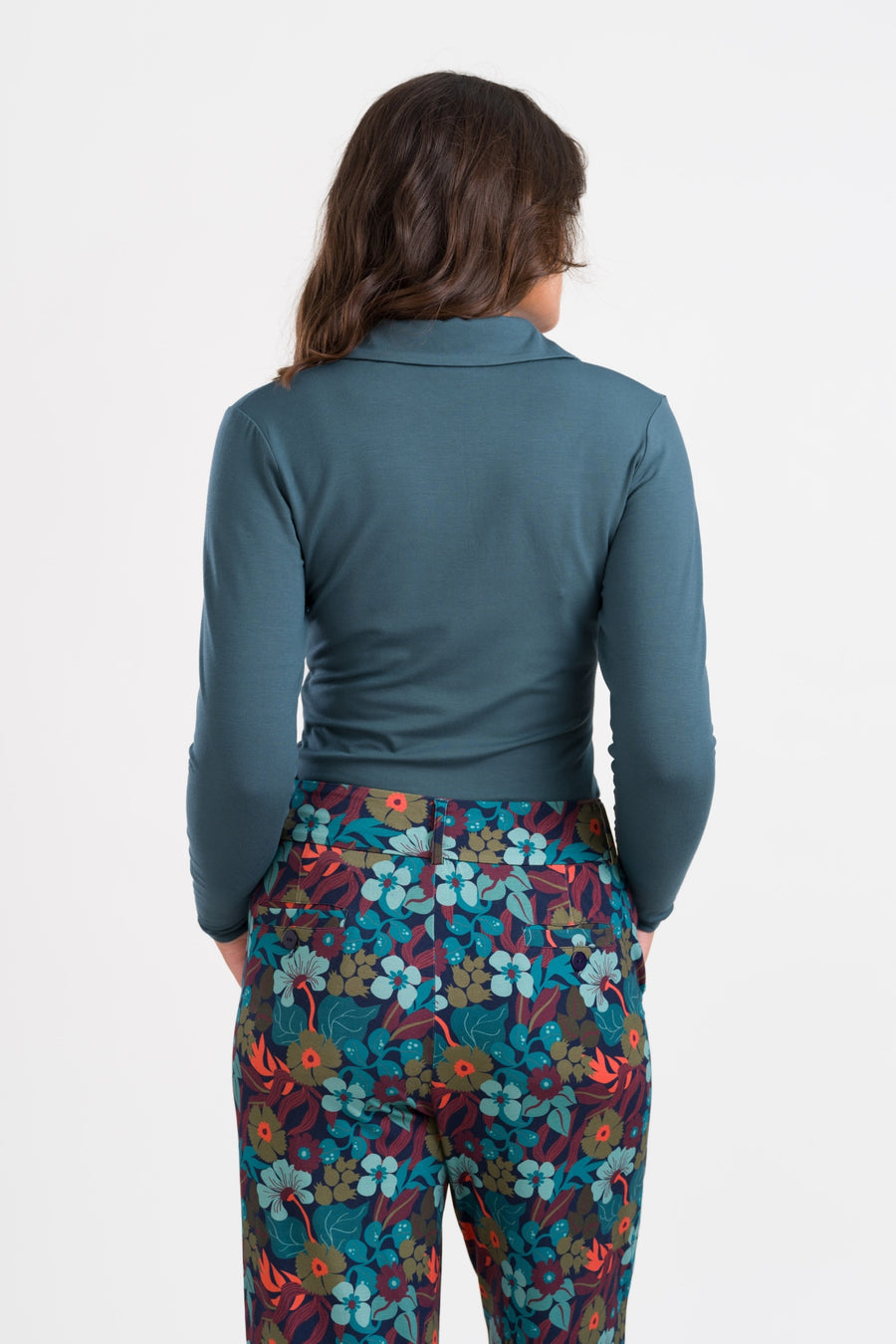 Suzy Top LS Jersey Plain | Mediterranea