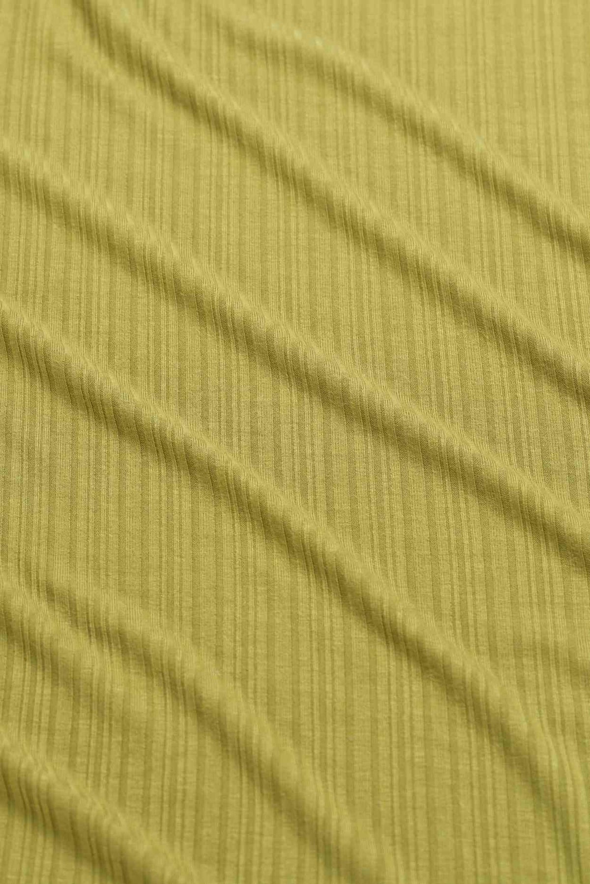 Ella Top LS Jersey Rib | Golden Cypress