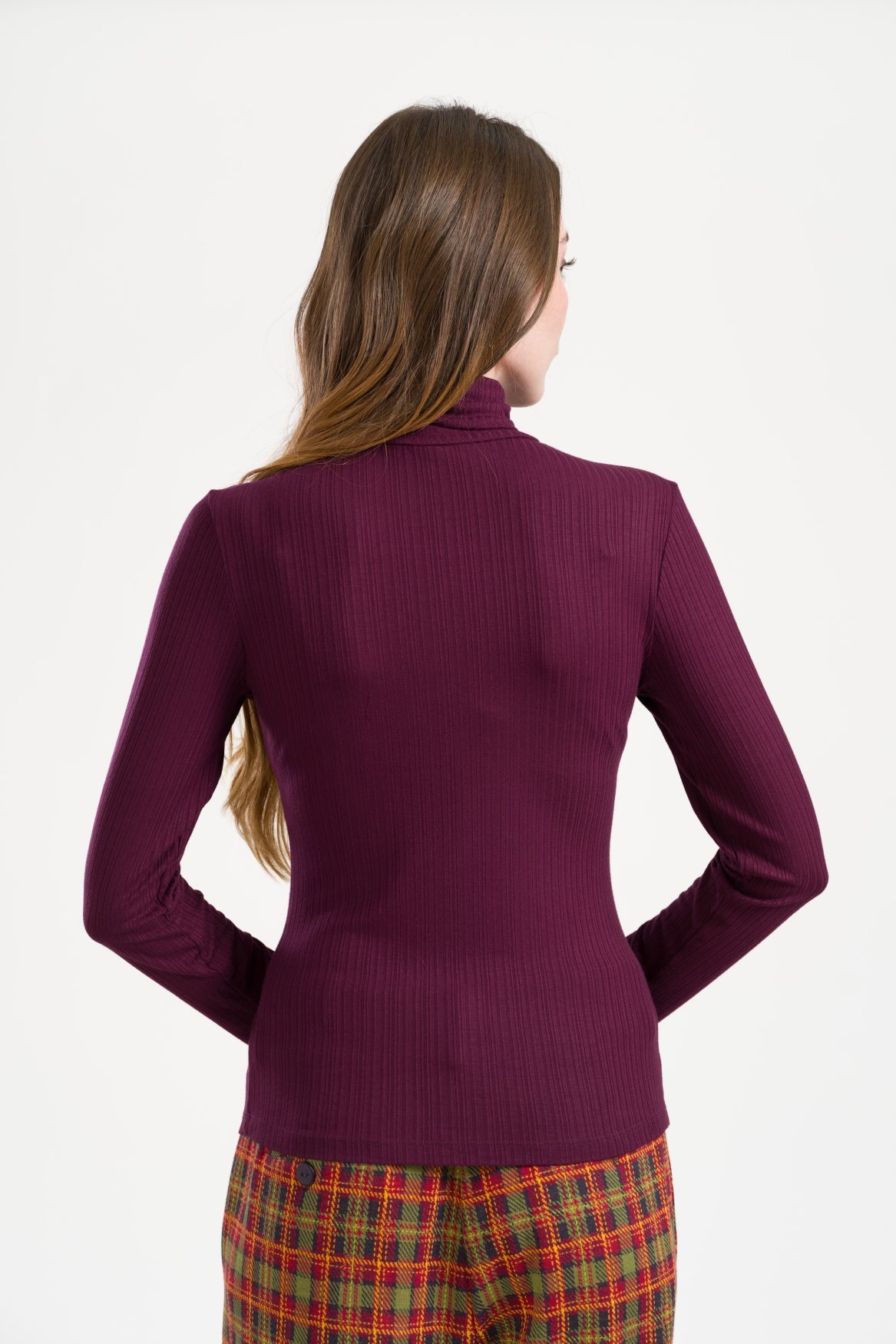 Ruby Top Jersey Rib | Fig