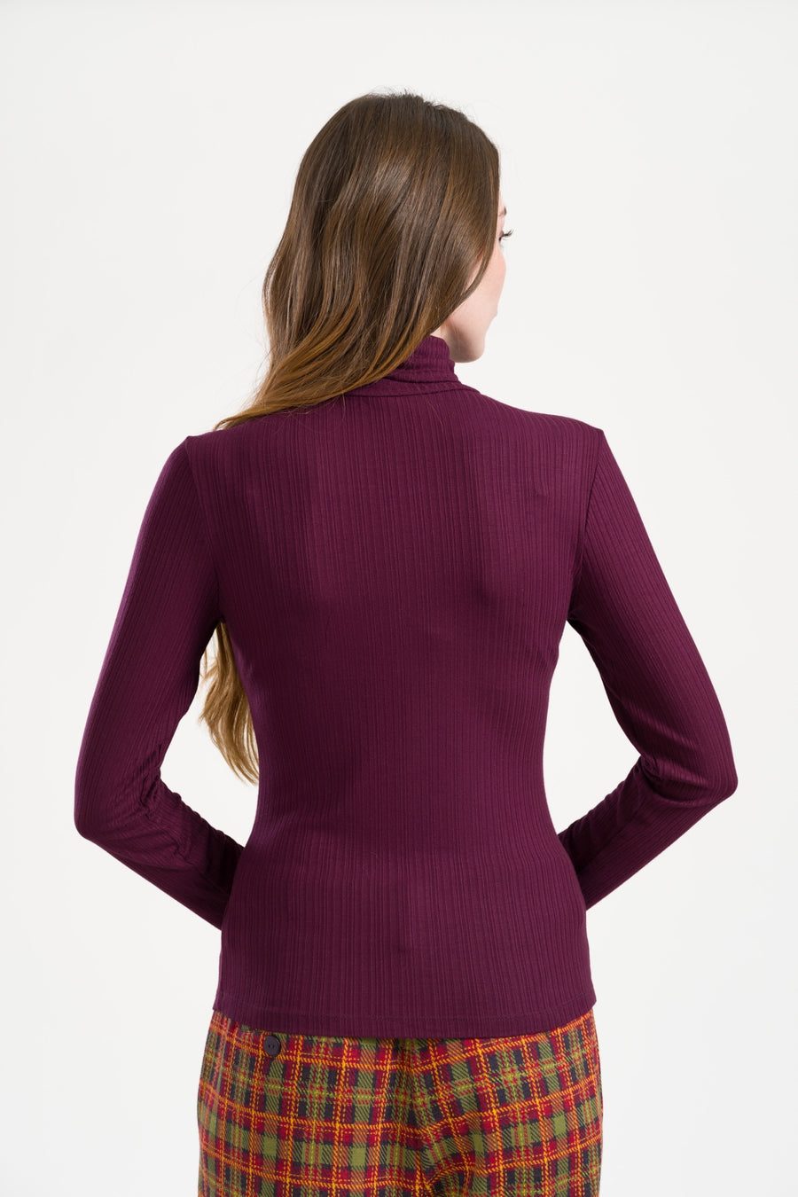 Ruby Top Jersey Rib | Fig