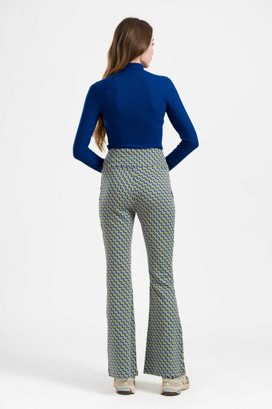 Nala Trousers Jetset Swirl | Purple Rose