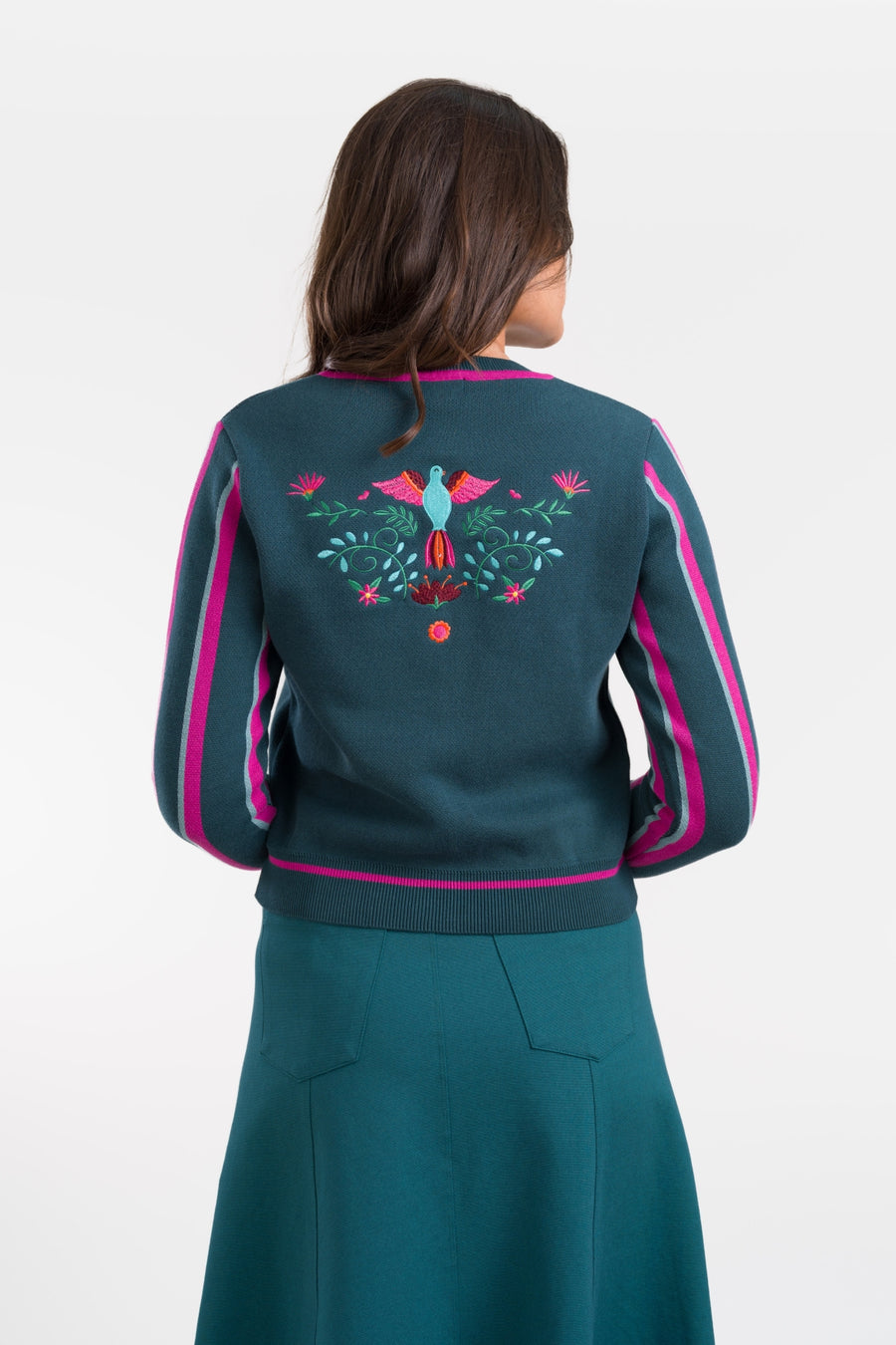 Cardigan Jade Line Knitwear | Mediterranea