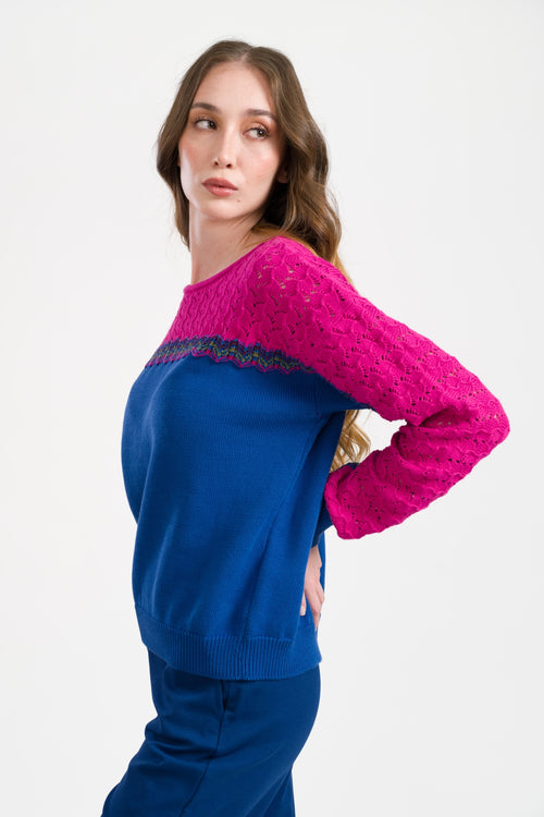 Sweater Charlotte Knitwear | Colorblock