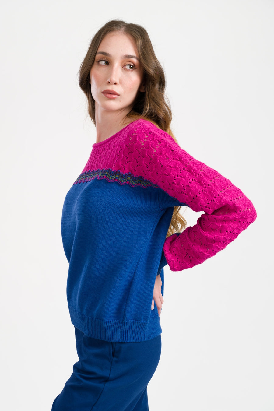 Sweater Charlotte Knitwear | Colorblock