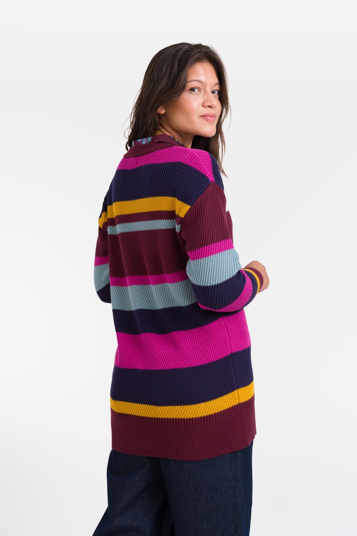 Cardigan Long Knitwear | Multicolor