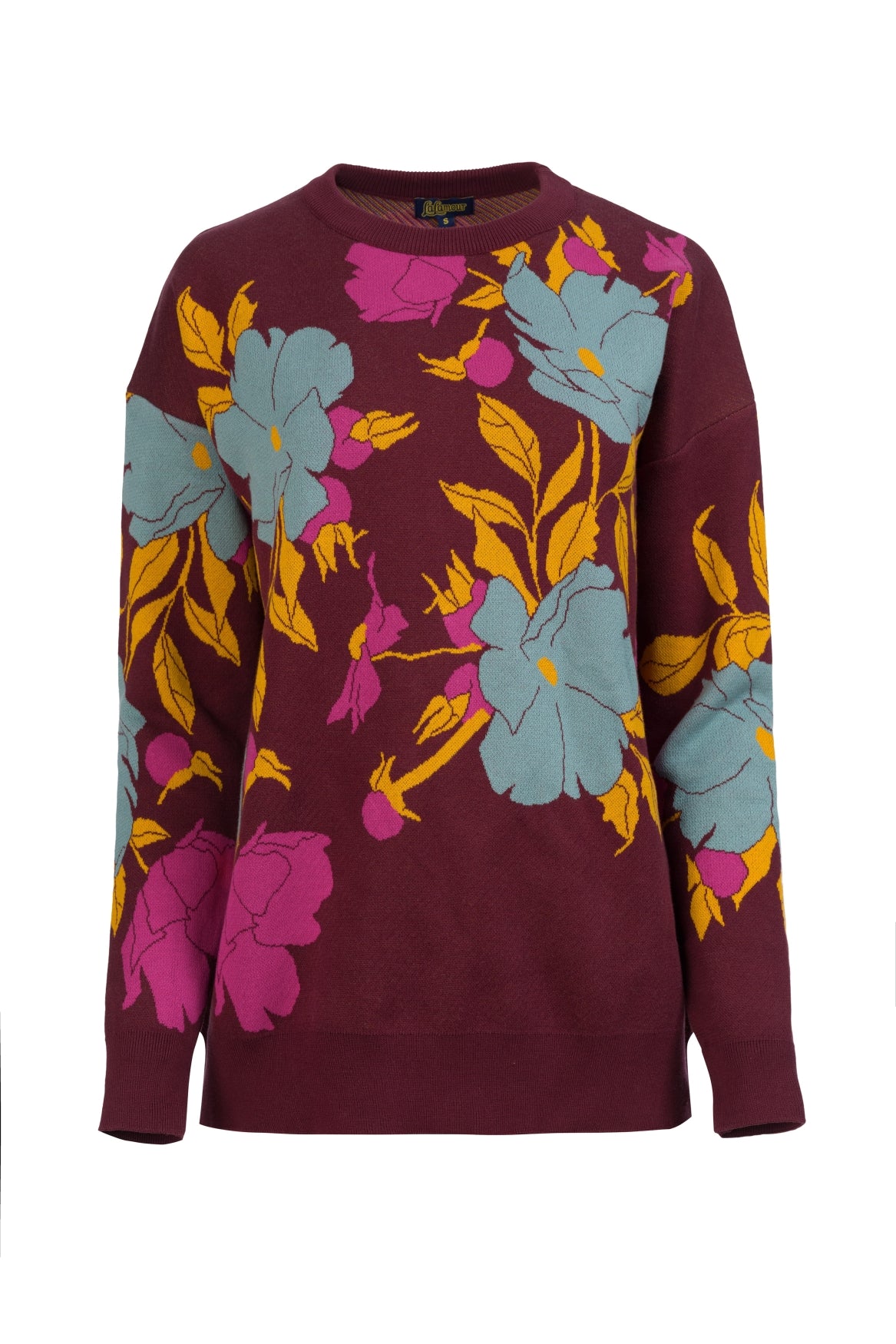 Sweater Big Floral Knitwear | Fig