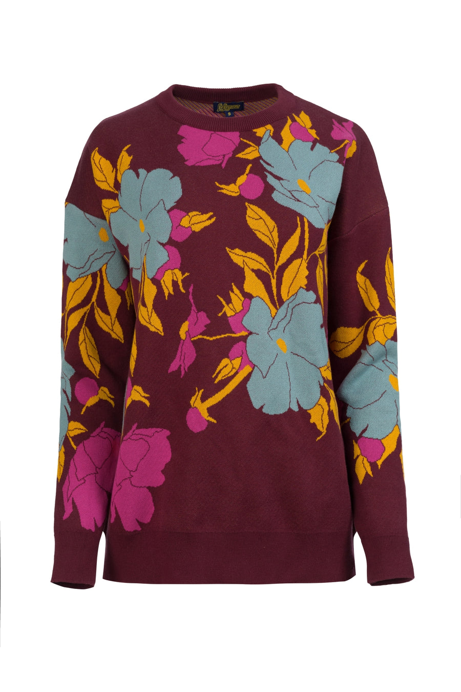 Sweater Big Floral Knitwear | Fig