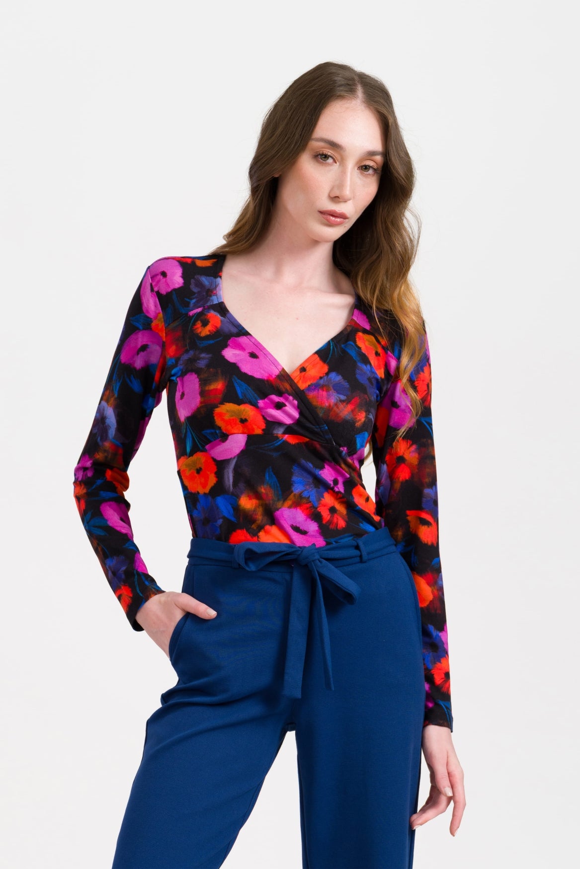 Monroe Top LS Oopsie Daisy | Moonless Night