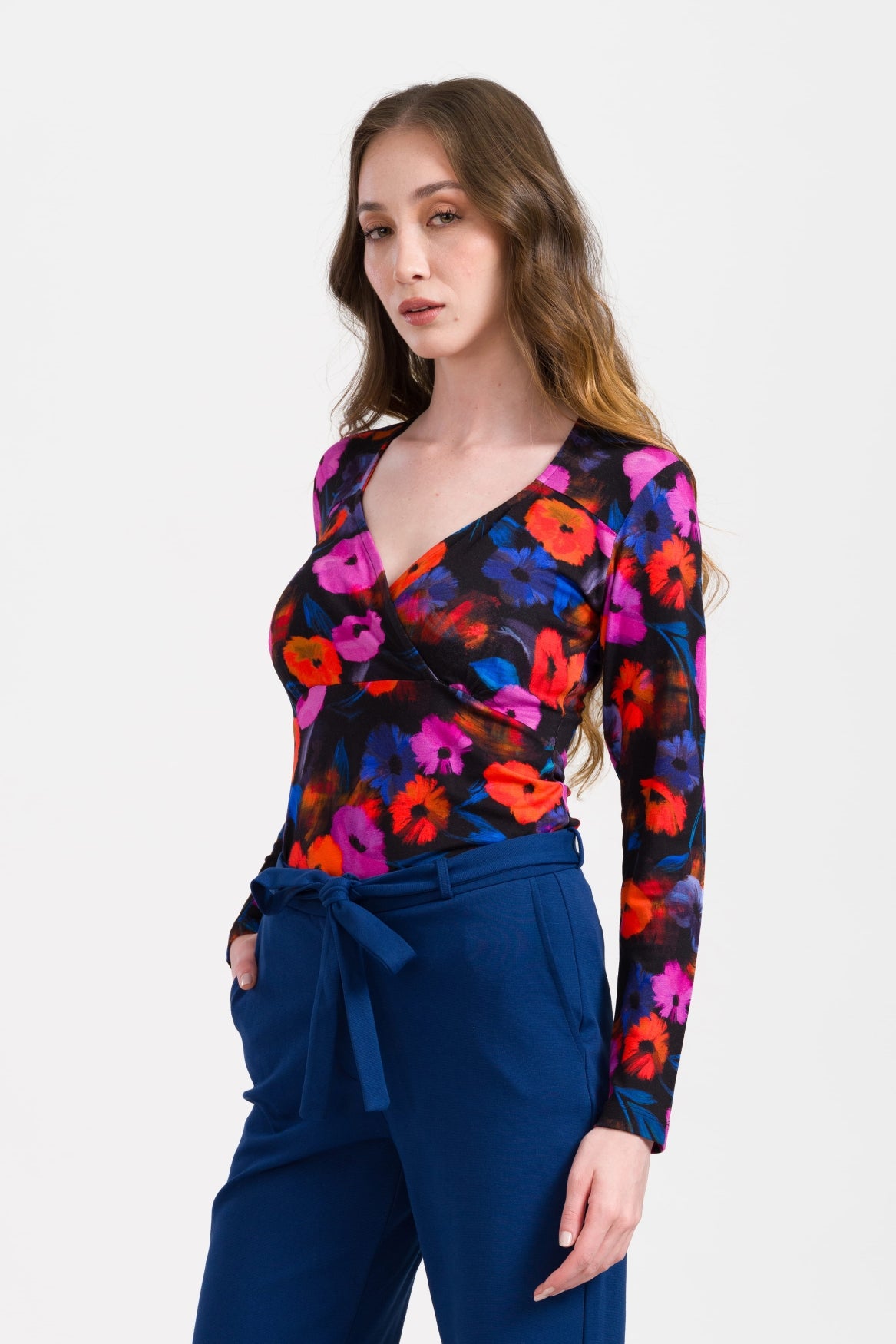 Monroe Top LS Oopsie Daisy | Moonless Night