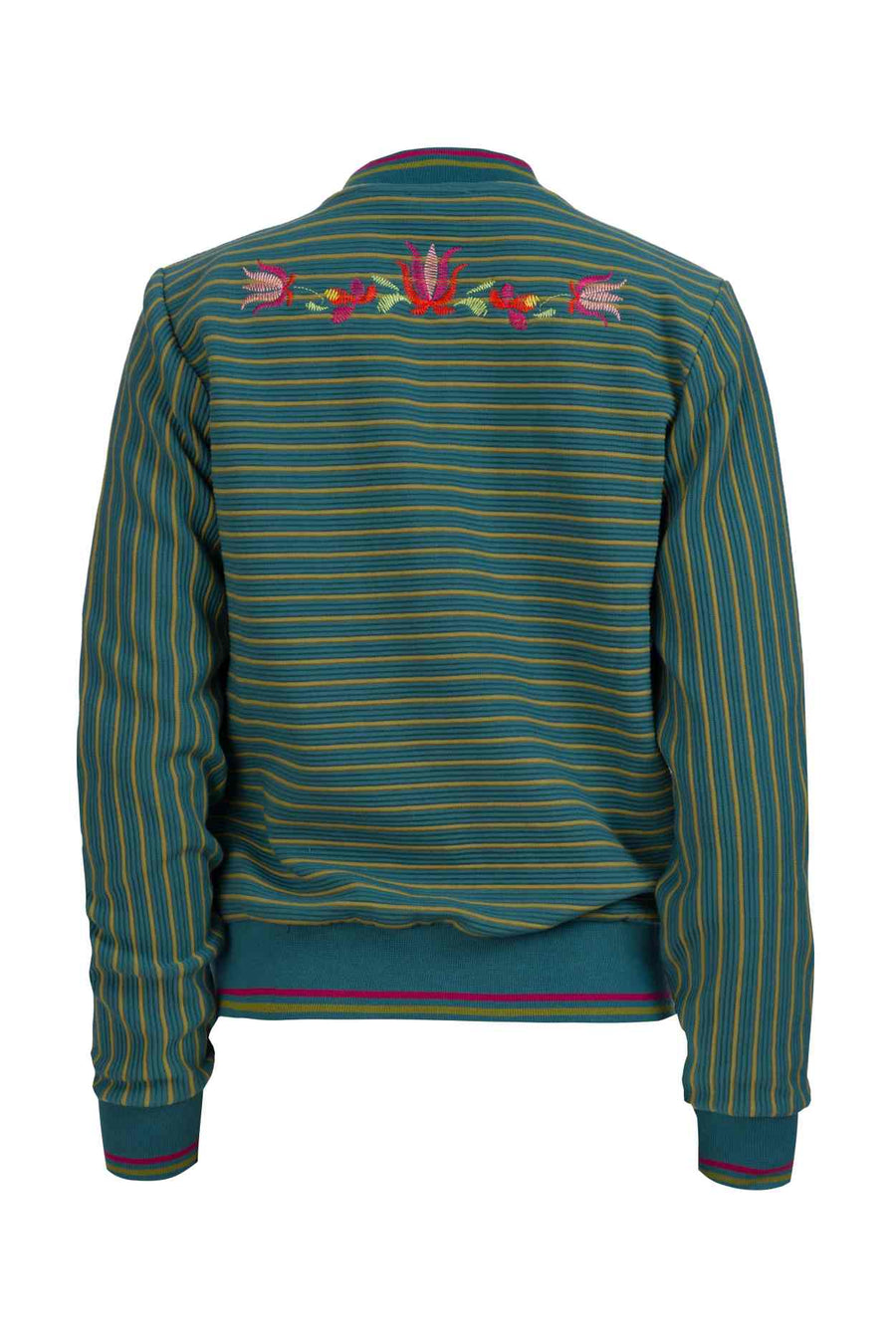 Nora Bomber Ottoman Stripe | Mediterranea