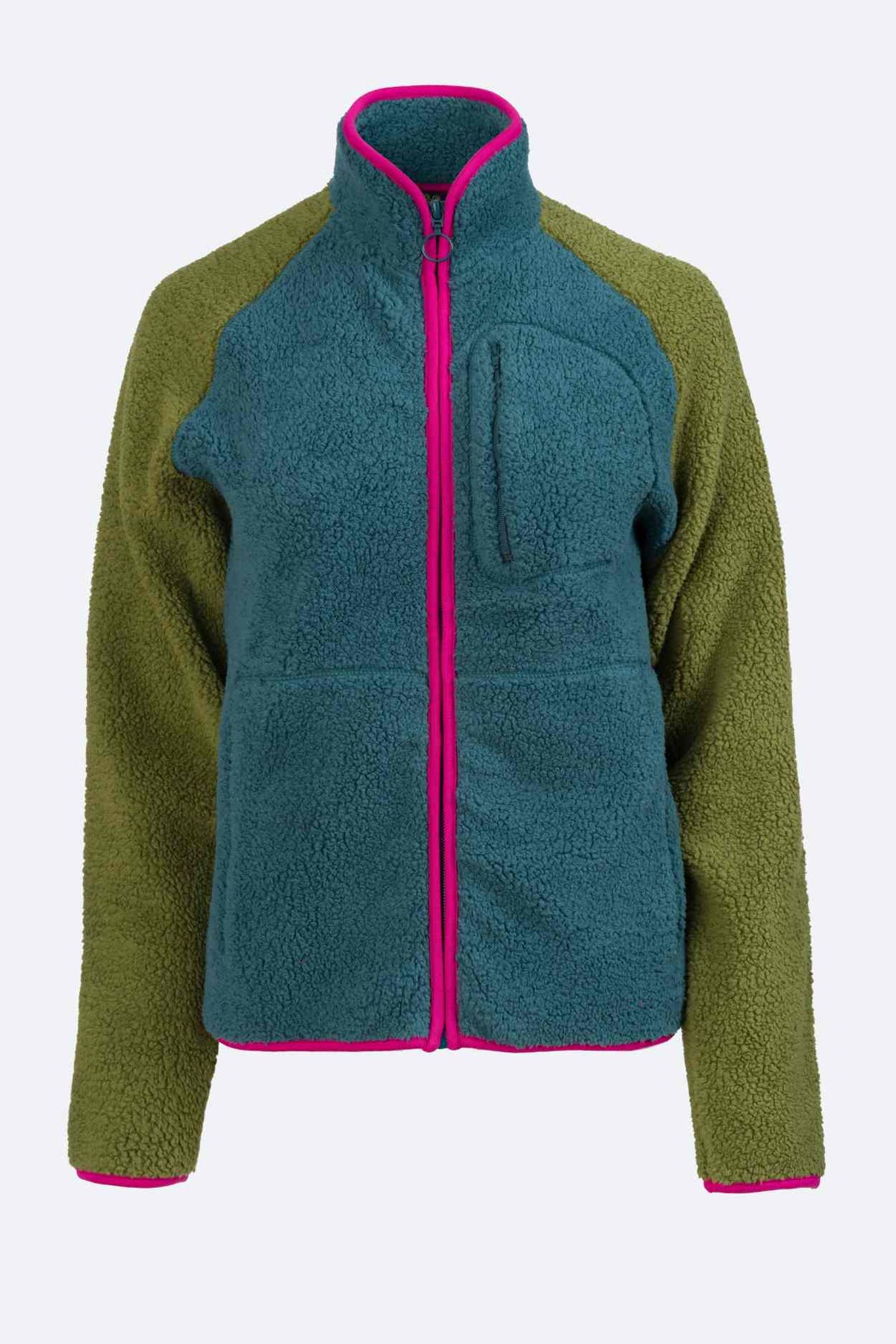 Ivy Jacket Plush | Colorblock