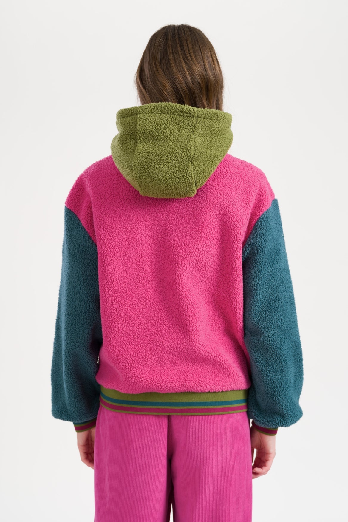 Zyra Jacket Plush | Colorblock