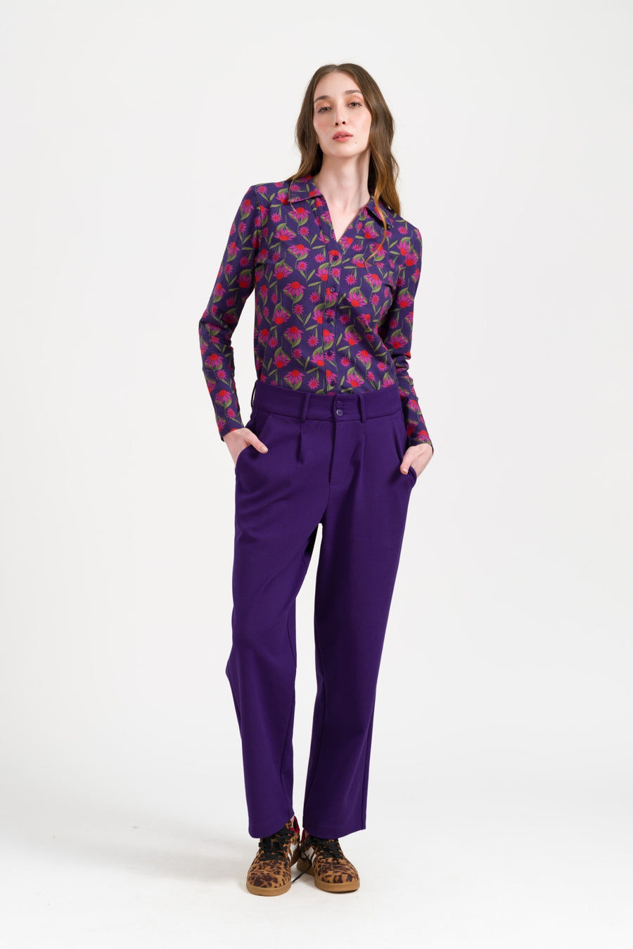 Brooklyn Trousers Punta Di Roma | Parachute Purple